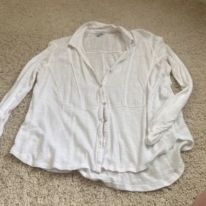 White linen shirt